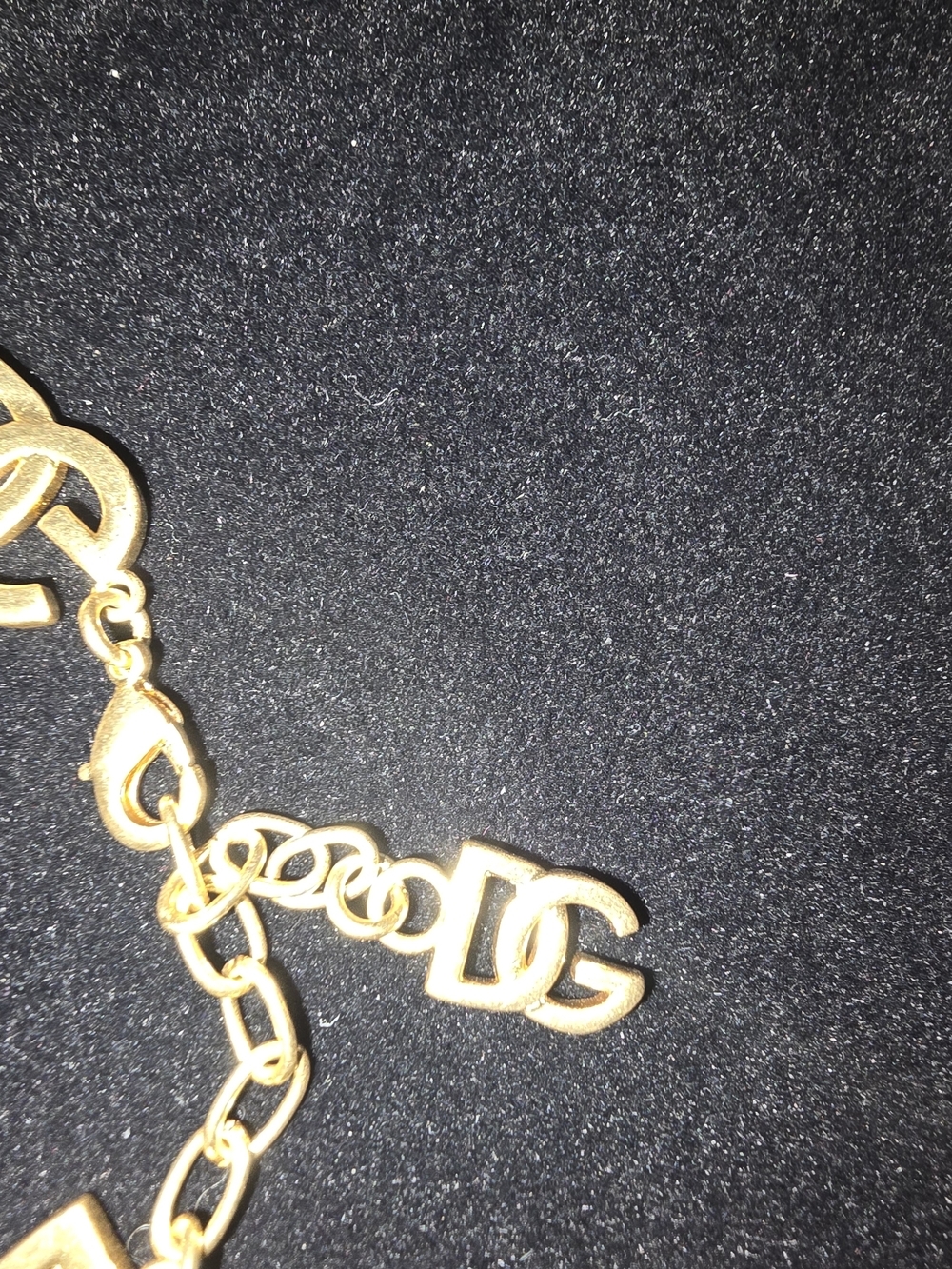 18kgp Dg Gold Link Logo Bracelet - Picture 3 of 5